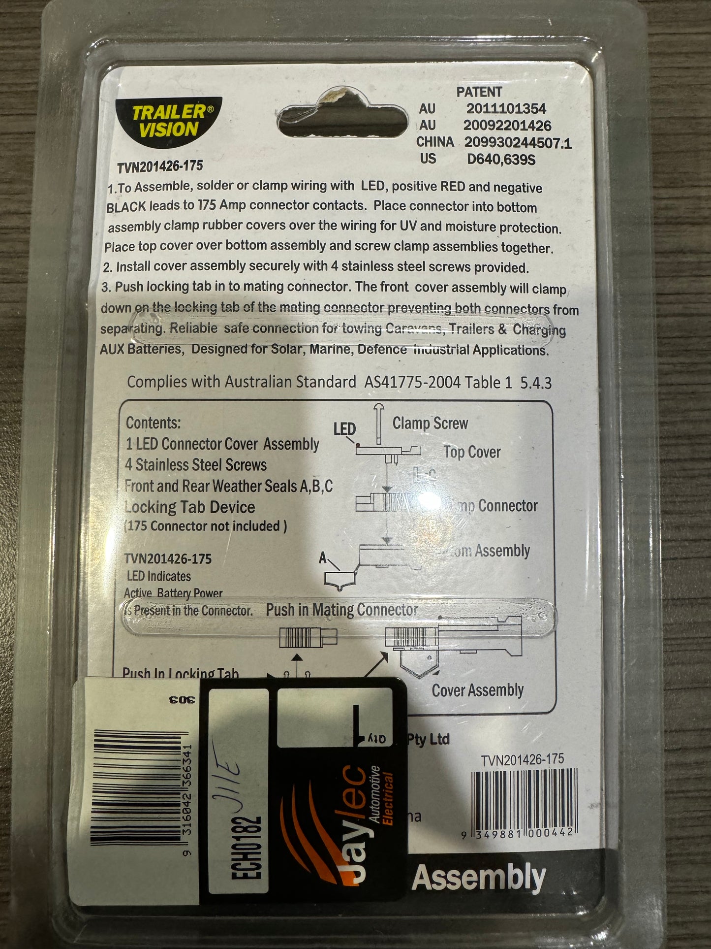 175 Amp Anderson Plugs & External Case