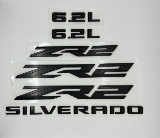 Chevrolet Silverado 1500 2022+ ZR2 - Black Badge Kit