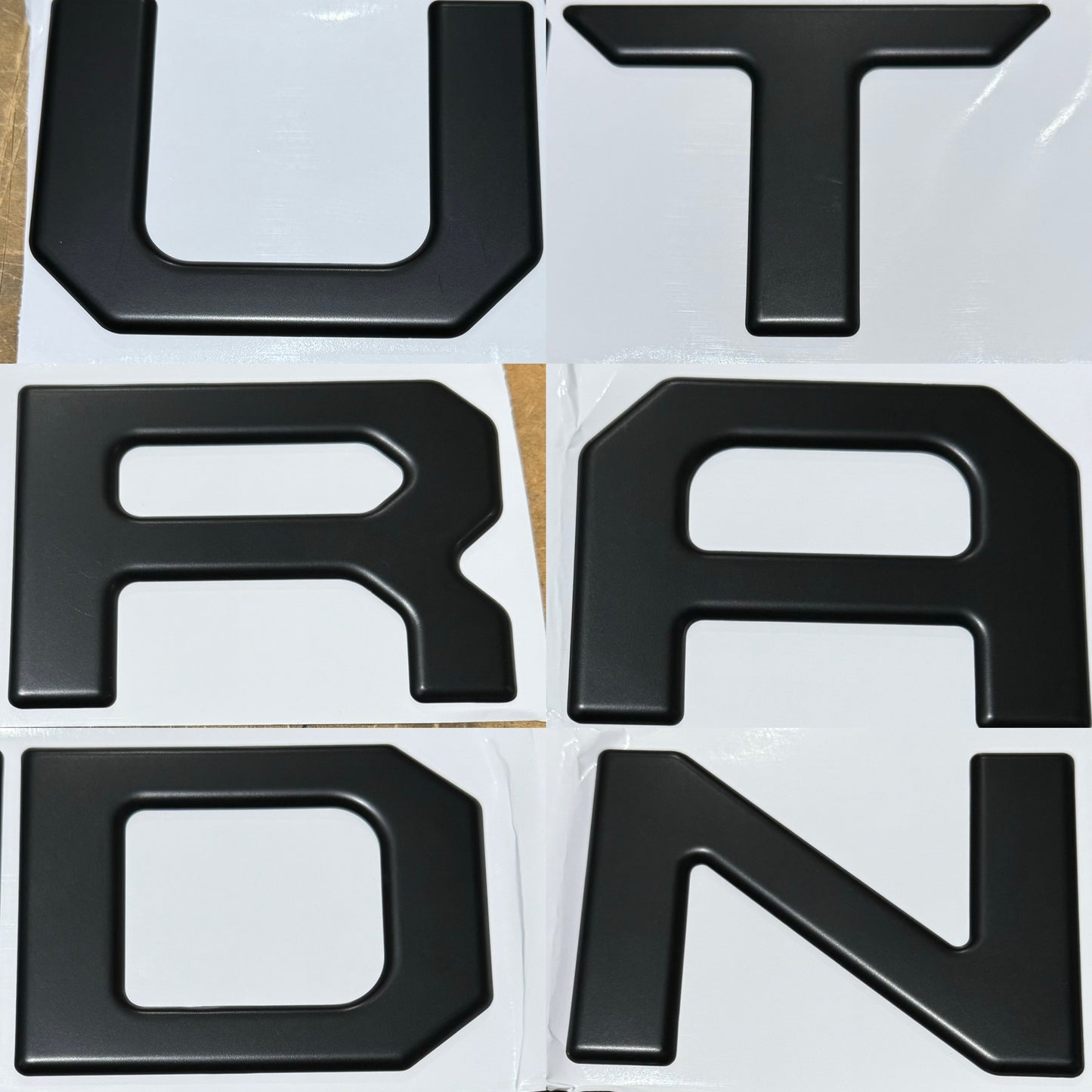 Tailgate Insert Decal Letters - suit Toyota Tundra 2022+