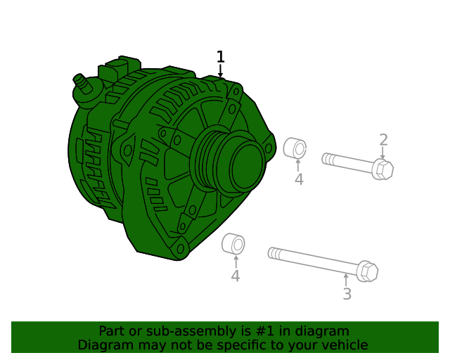 Silverado 1500 220Amp Alternator