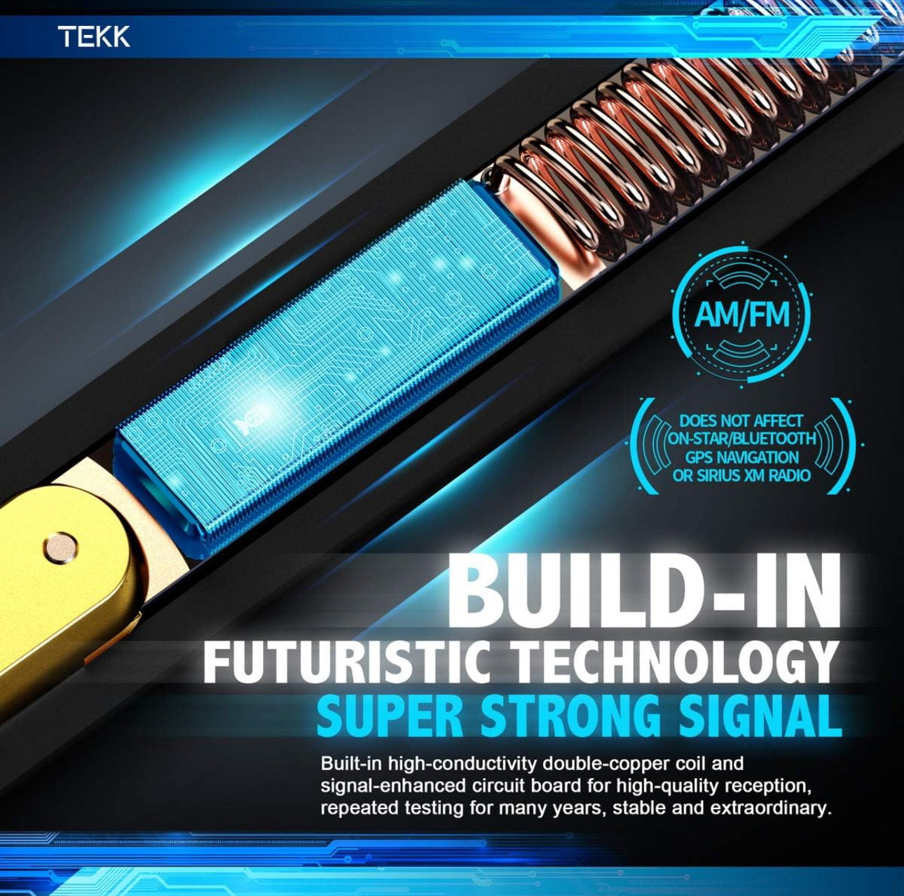 Advertisement for Tekk Stubby 4" Digital Antenna