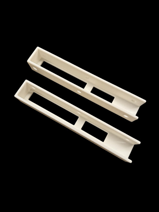 3D Printed Universal Laptop Mount – Under Desk or Wall Mount with Side Cable Access