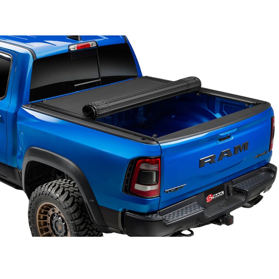 BAK Revolver X4TS Hard Rolling Truck Bed Tonneau Cover w/ T-Slot Rails