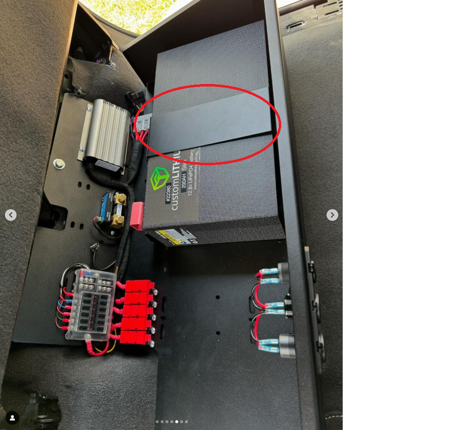 LITHIUM BATTERY MOUNTING BRACE - 200Ah & 230Ah