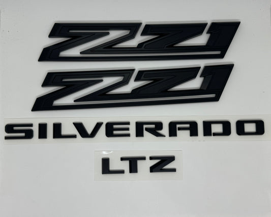 Chevrolet Silverado 2500 2019+ Black Badge Kit (Z71, LTZ, Trail Boss)