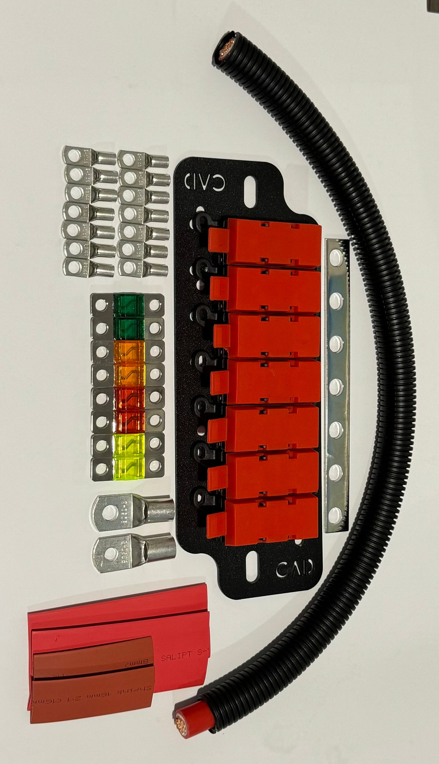7 Way - Wide Body Battery Plate Kits with Busbar + Kit