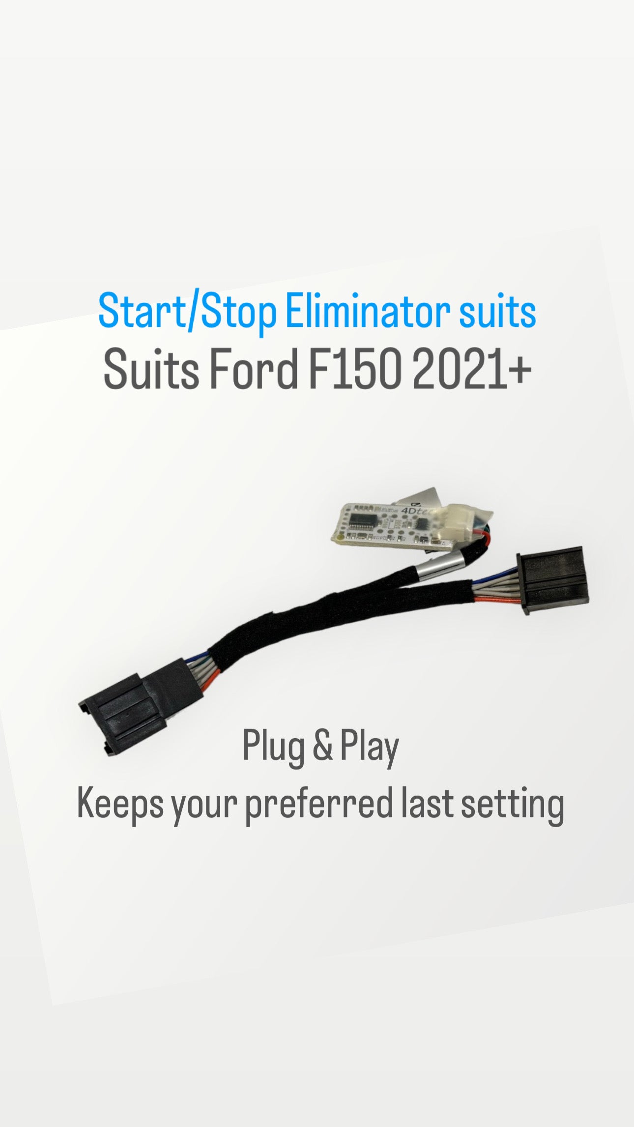 Ford F150 - Auto Start/Stop Eliminator – Complete Vehicle Designs