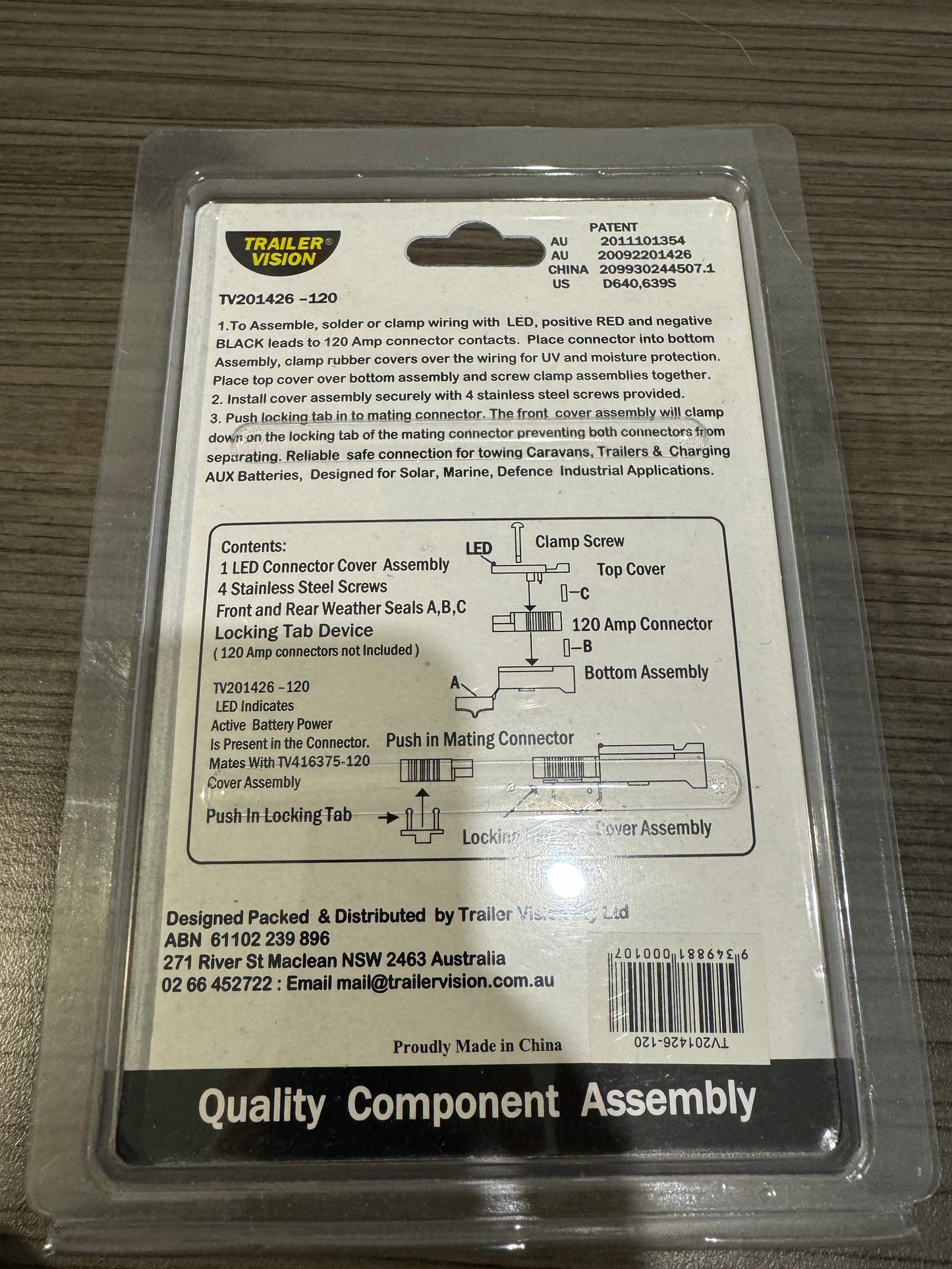 120 Amp Anderson Plugs & External Case