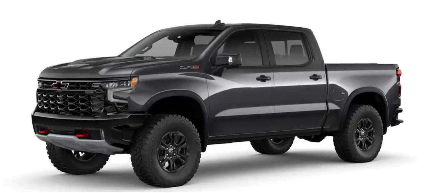 Chevrolet Silverado 1500 2022+ ZR2 - Complete 8 Piece Black Badge Kit