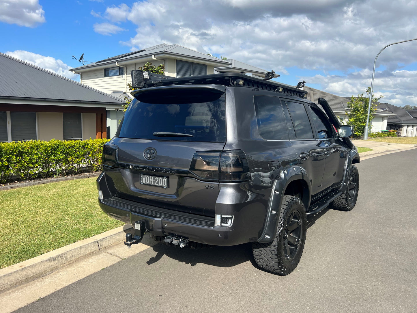 Toyota Landcruiser 200 Series 2016+ Smoked Taillights OEM Style