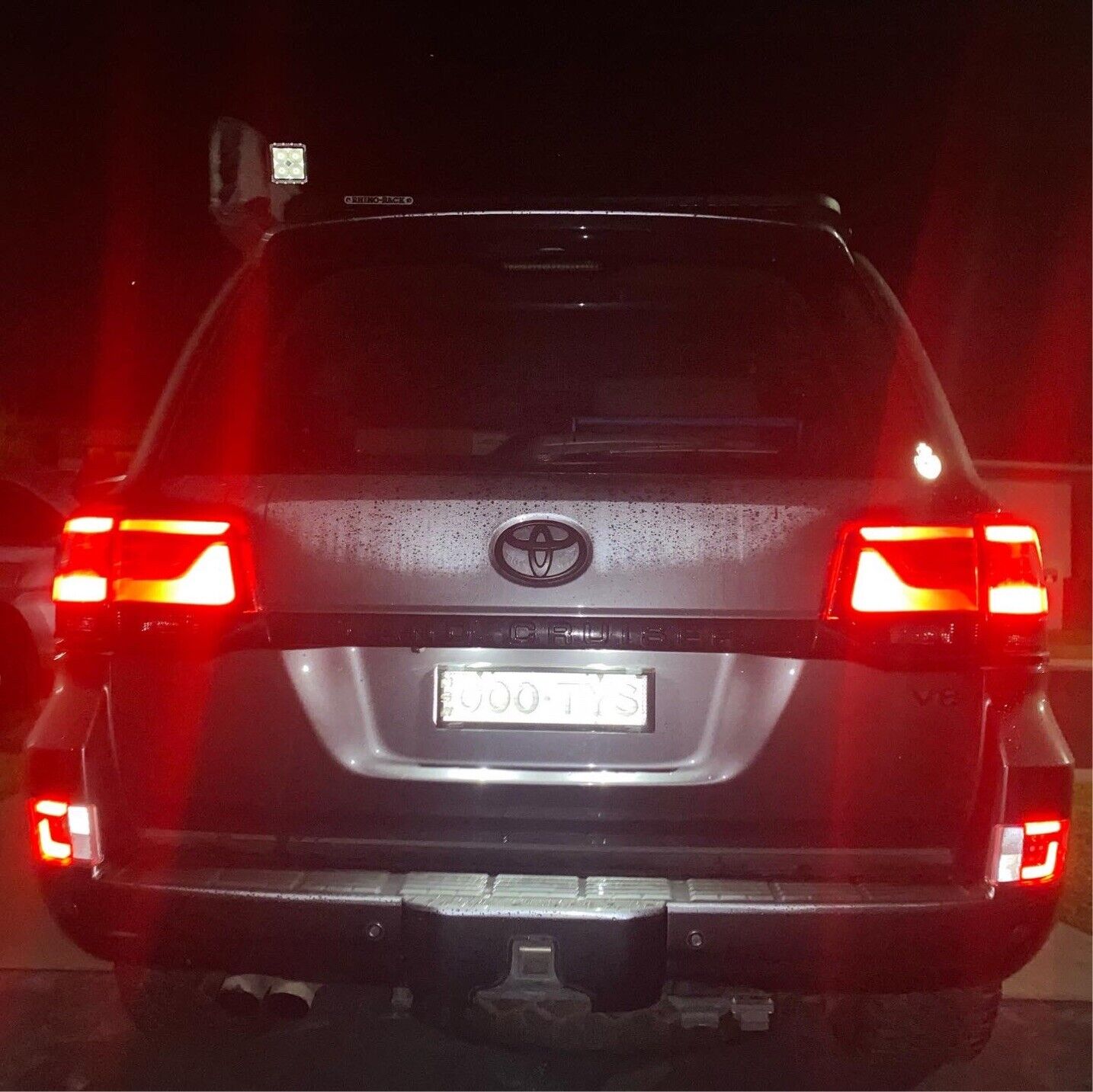 Smoked LED Bumper Bar Lights for Toyota Landcruiser 200 Series (2016+)