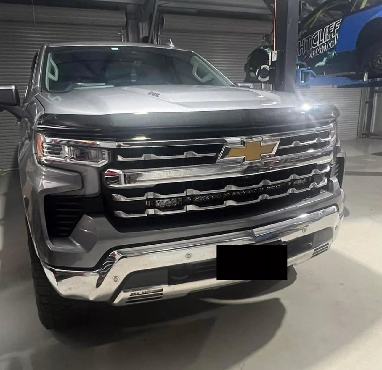2023+ Chevrolet Silverado 1500 LTZ- Behind Grill LED Light Bar Brackets