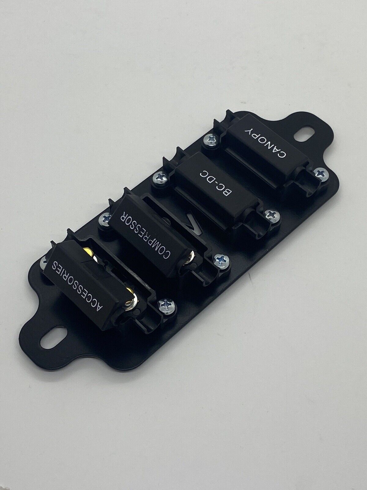 4 Way - Single Midi Fuse Holder Battery Plate Kits