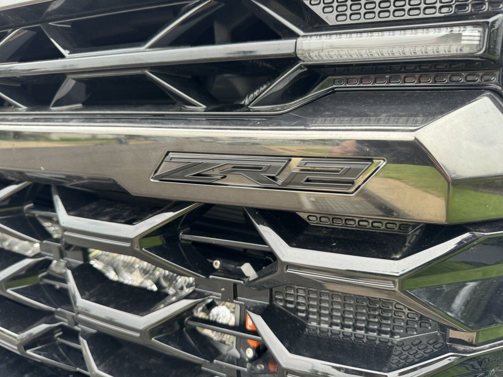Black ZR2 Front Grill Badge