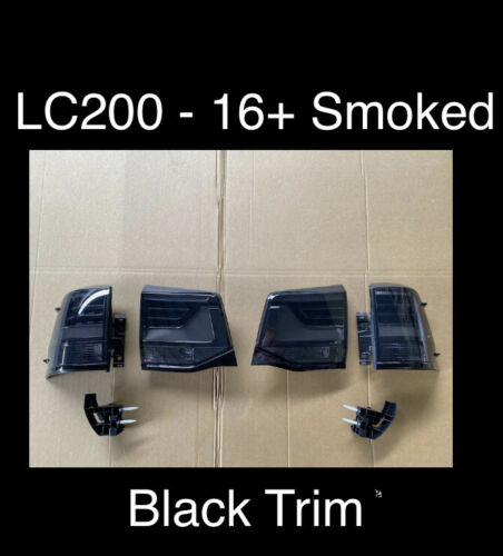 Toyota Landcruiser 200 Series 2016+ Smoked Taillights OEM Style