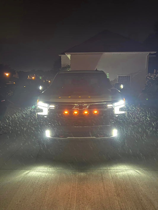 Chevrolet Silverado ZR2 - Grill LED Lights & Brackets