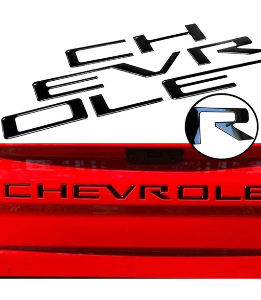 Chevrolet Silverado 1500 / 2500 Tailgate Insert Letters 2019-2024 Decals