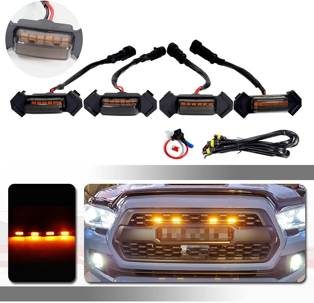 Chevrolet Silverado ZR2 - Grill LED Lights & Brackets