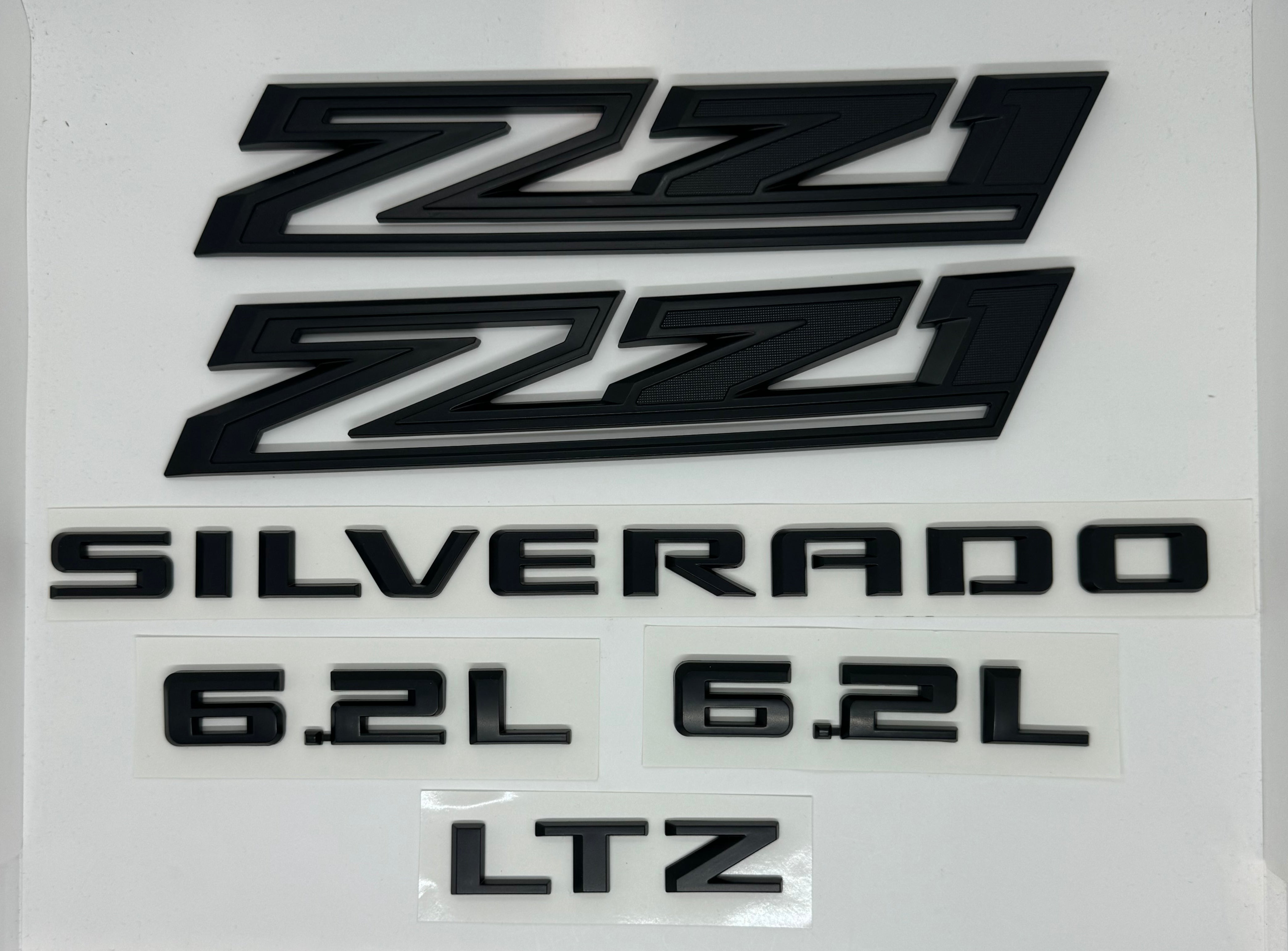 Chevrolet Silverado 1500 2019+ Black Badge Kit (Z71, LTZ, Trail Boss ...