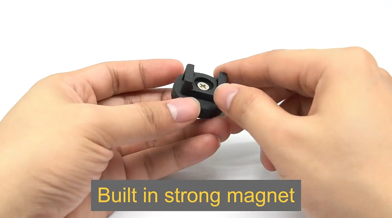 Magnetic Zip Tie Holder 22mm Base – Weatherproof Rubber Sealed for Outdoor Use