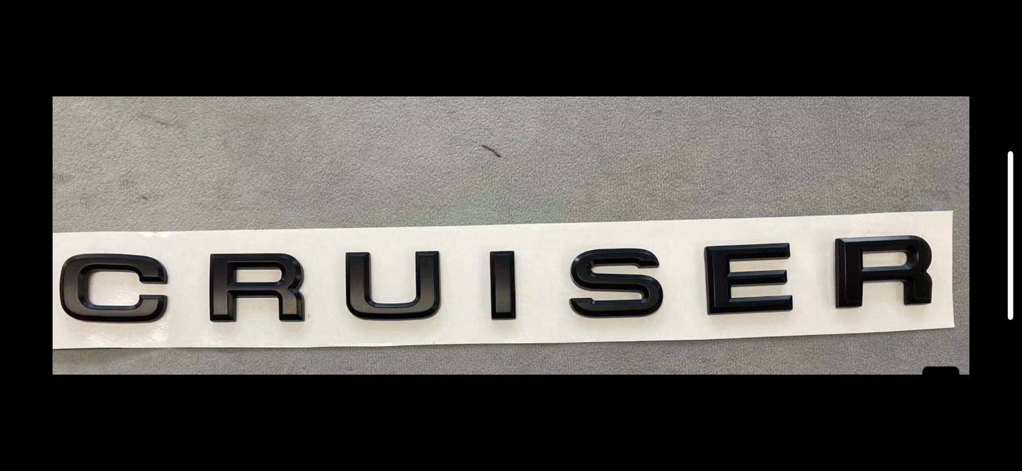 Toyota Landcruiser 300 Series 'CRUISER' Rear Door Badge