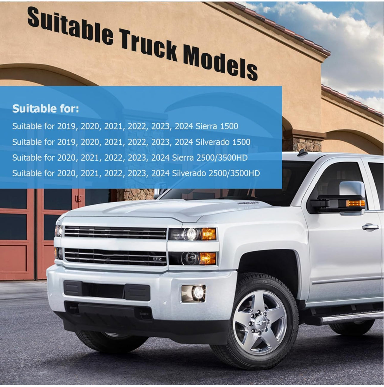 Chevrolet Silverado 1500 / 2500 Bed Rail Stake Pocket Covers