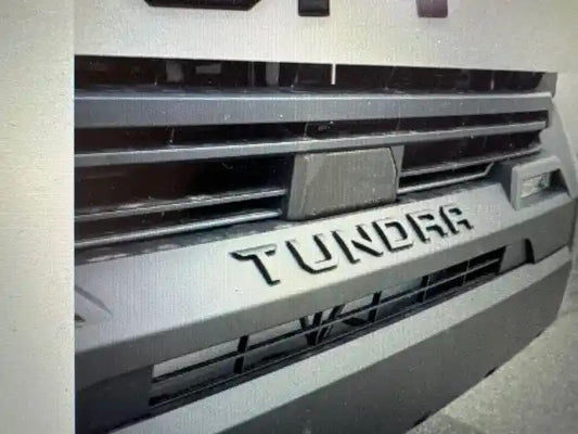 Front Bumper Bar Decal Letters - suit Toyota Tundra 2022+