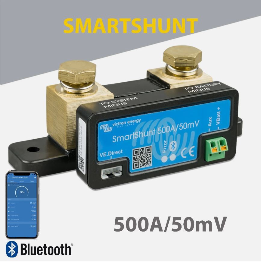 Victron Smart Shunt 500A Battery Monitor SHU050150050