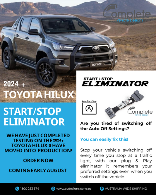 Toyota Hilux 2024+ Auto Start/Stop Eliminator