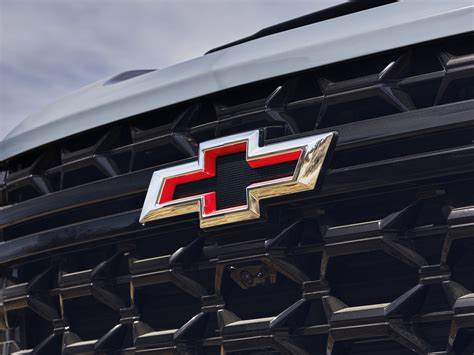 Chevrolet Silverado 1500 'ZR2' Front Grill Bowtie Badge Black