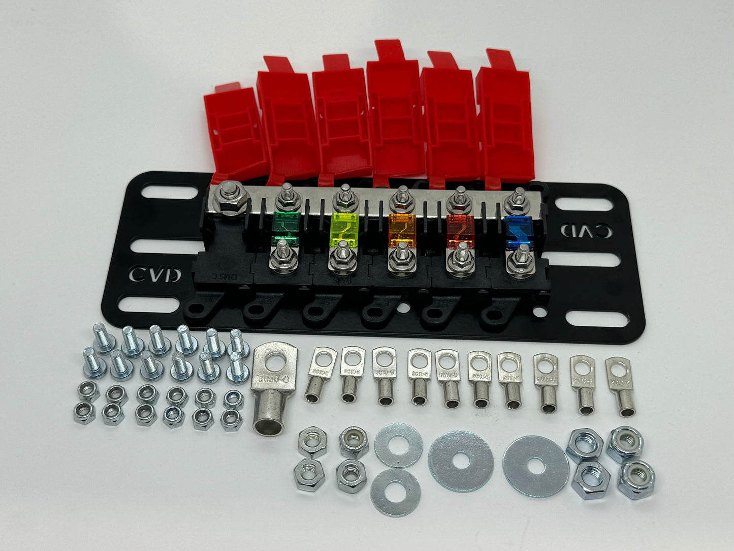 5 or 6 Way - Midi Fuse Holder Battery Mounting Kit