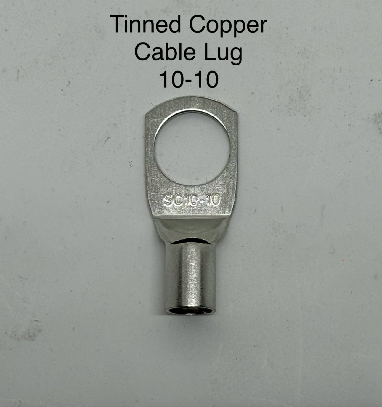 Tinned Copper Cable Lugs with 10mm Hole - 500 Packs