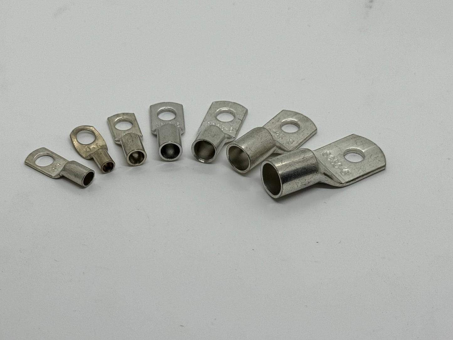 Tinned Copper Cable Lugs with 6mm Hole - 10 Packs