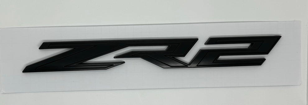 Chevrolet Silverado 1500 2022+ Front Quarter 'ZR2' Badges Black ...