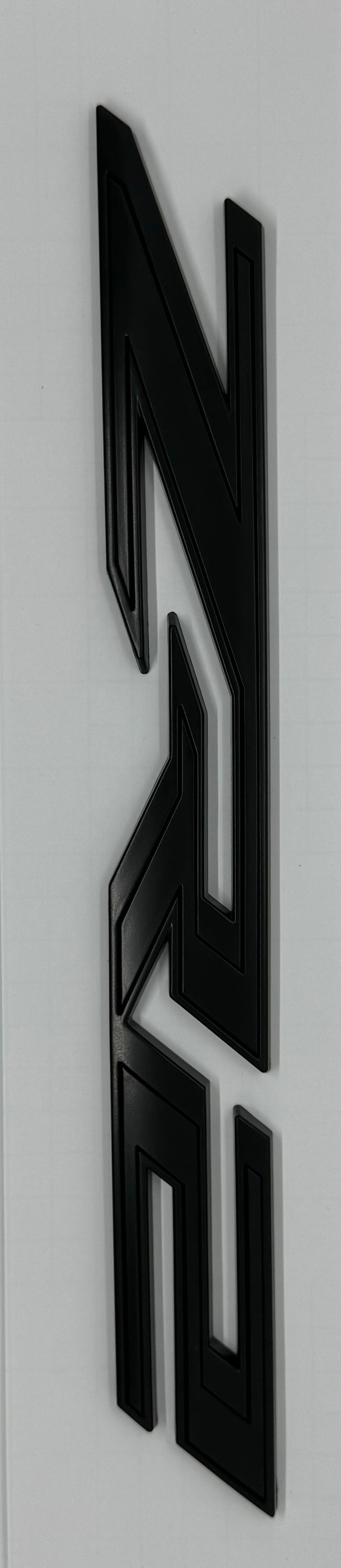 Chevrolet Silverado 1500 2022+ Front Quarter 'ZR2' Badges Black