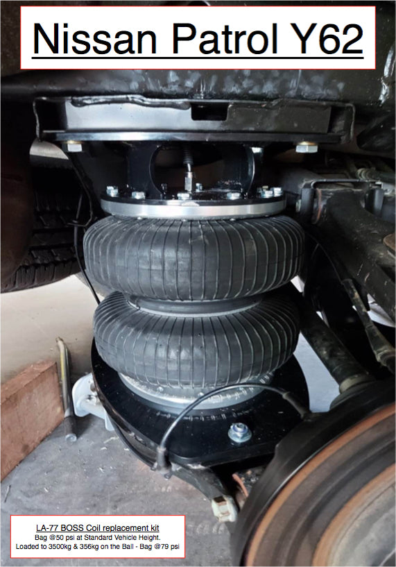 Boss Air Suspension Load Assist Airbags