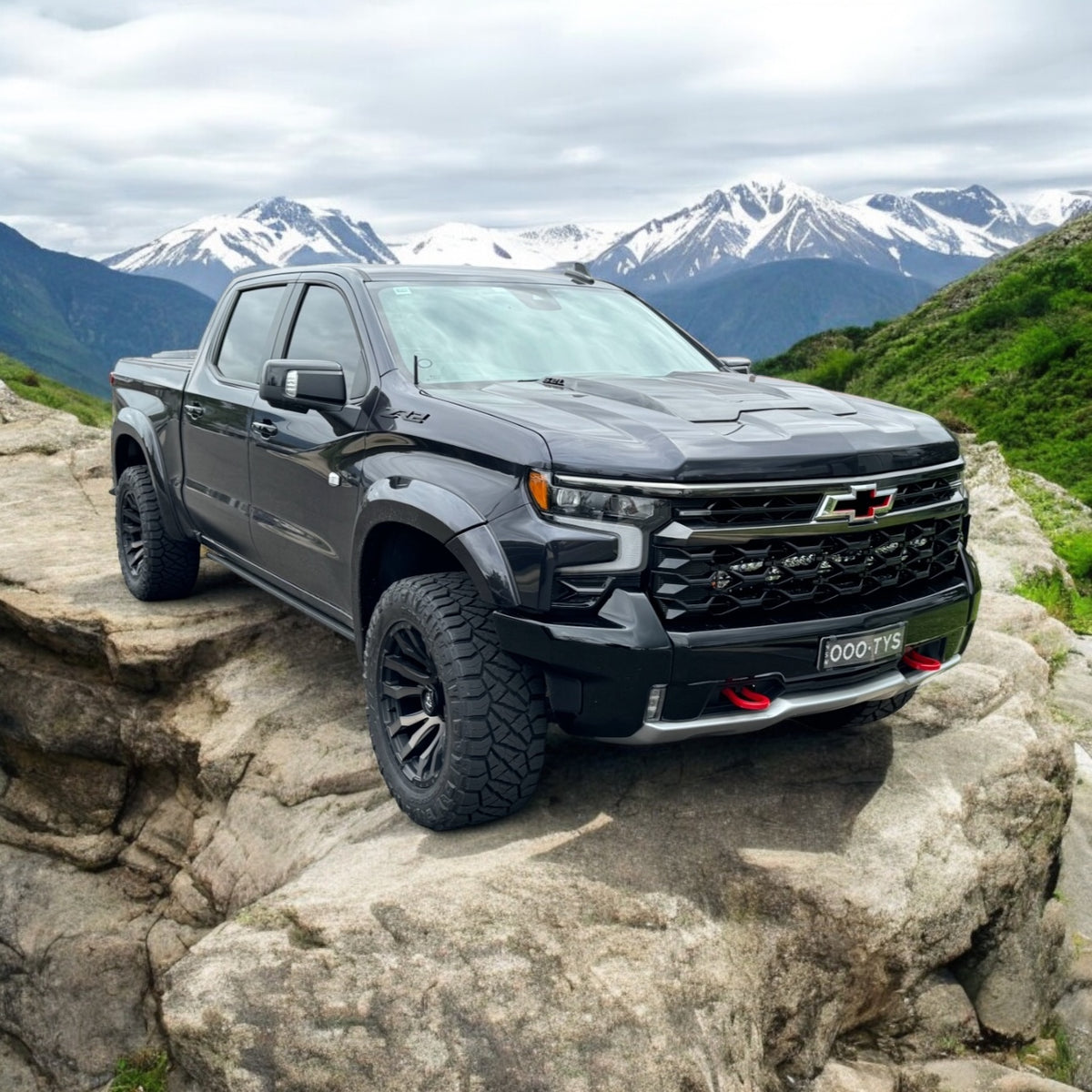 Silverado 1500 - Rough Country SF1 Flares (Modified to suit ZR2)