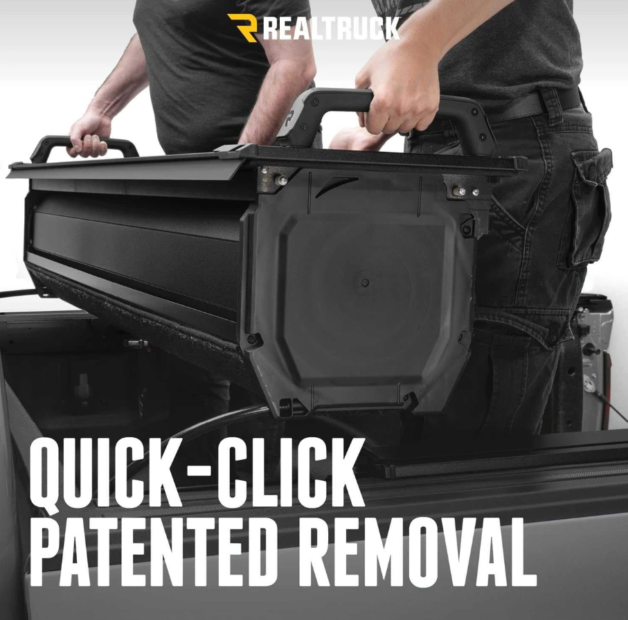 RealTruck RetraxPRO EZ-OFF FRC-4000 Retractable Manual Tonneau Cover w/T-Slot Rails | Chevrolet Silverado 2500 6'10 Bed (2023+)