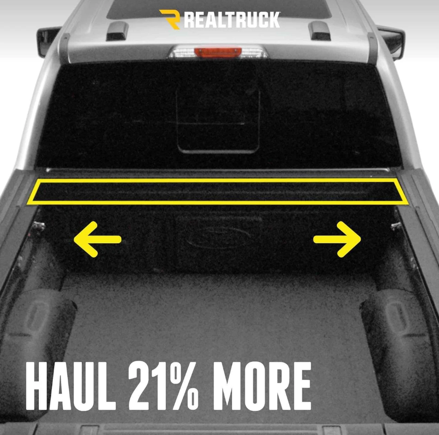 RealTruck RetraxPRO EZ-OFF FRC-4000 Retractable Manual Tonneau Cover w/T-Slot Rails | Chevrolet Silverado 2500 6'10 Bed (2023+)