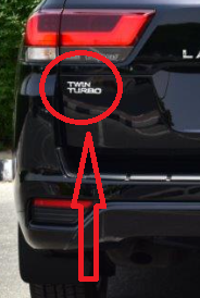 Toyota Landcruiser 300 Series - 'TWIN TURBO' Badge