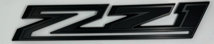 Chevrolet Silverado 1500 2019+ Front Quarter 'Z71' Badges Black