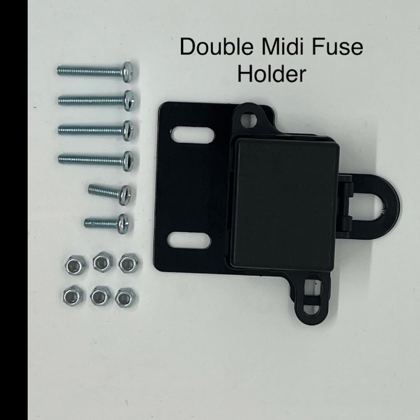 Midi Fuse Mini Mounting Plate + Double Midi Fuse Kit