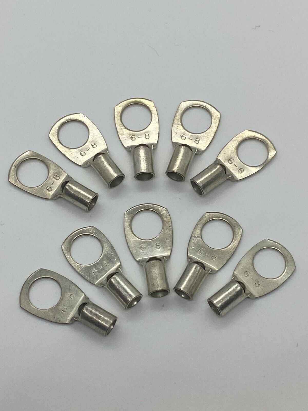 Tinned Copper Cable Lugs with 8mm Hole - 500 Packs