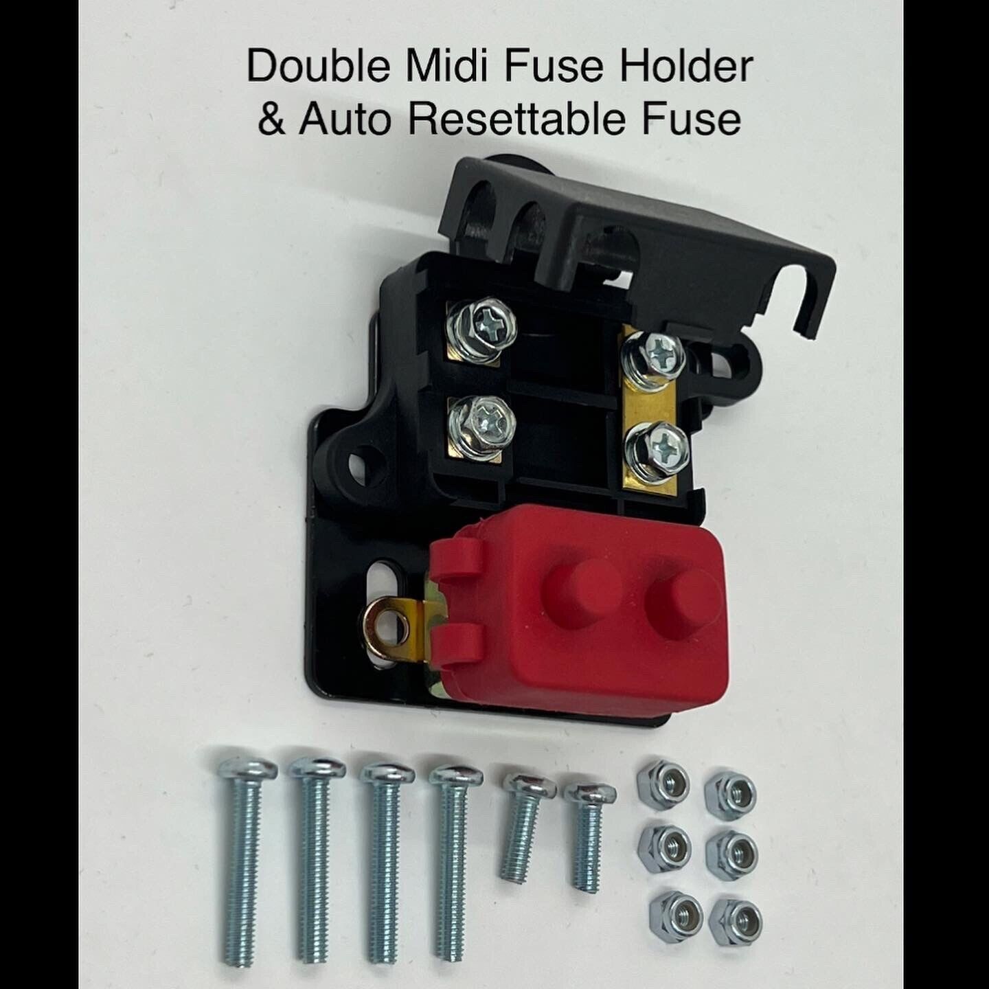 Midi Fuse Mini Mounting Plate + Single Midi Fuse Kit