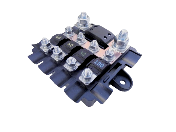 4 Way Midi + 1 Way Mega Fuse Holder