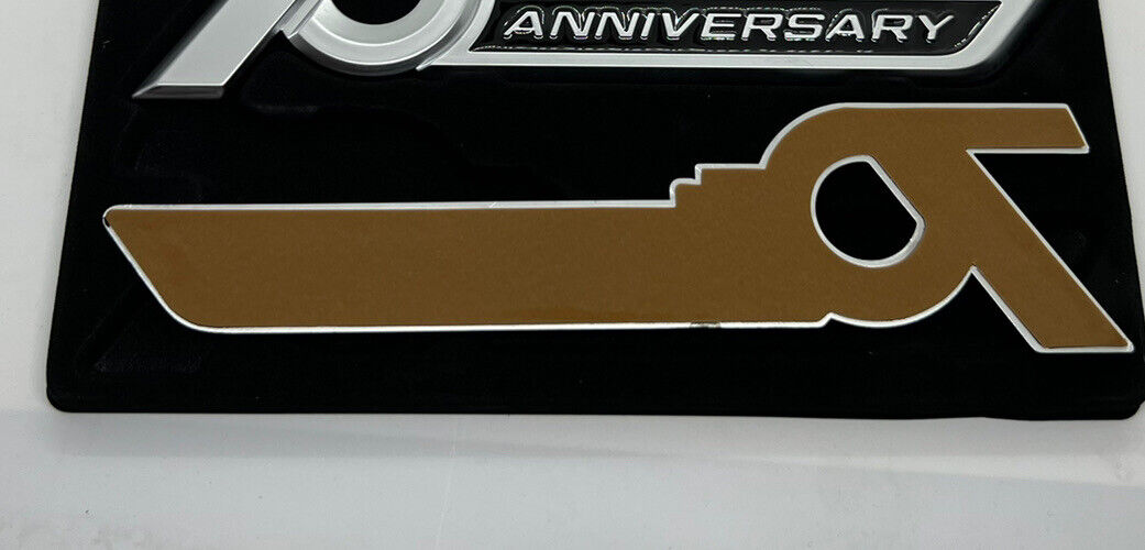 Toyota Landcruiser 70 Series (VDJ) - 70th Anniversary Badge Matte Black