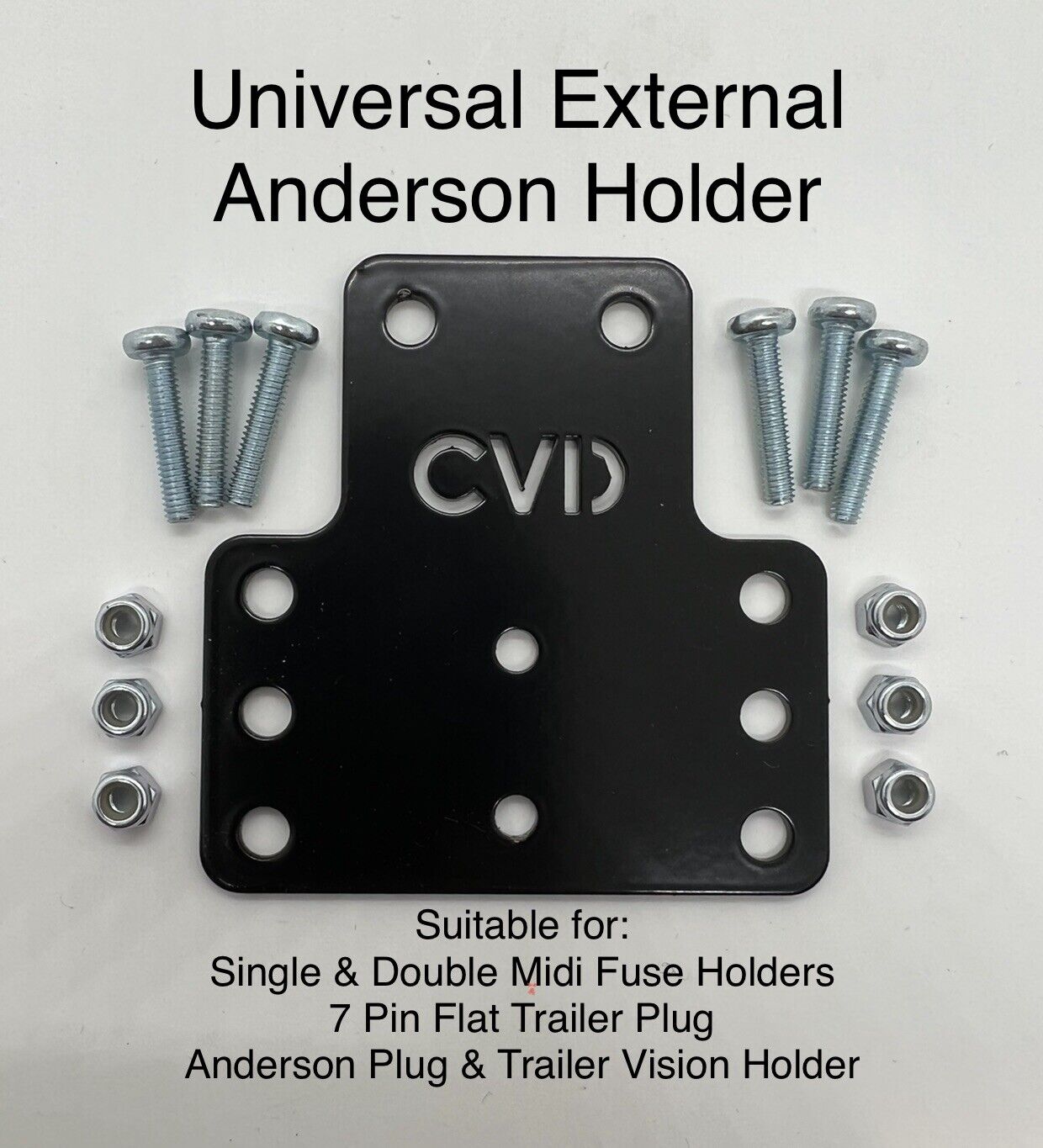 Universal 50A Anderson Plug Mounting Plate