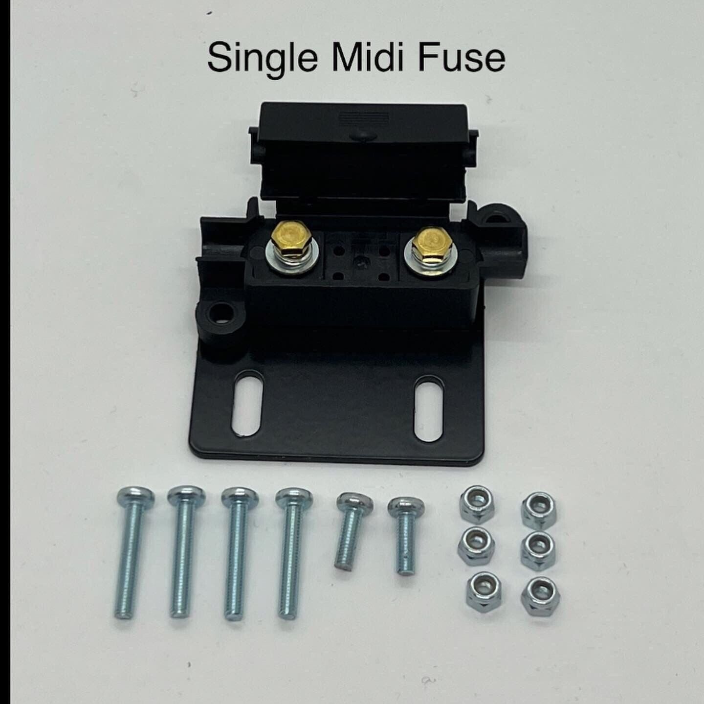 Midi Fuse Mini Mounting Plate + Single Midi Fuse Kit