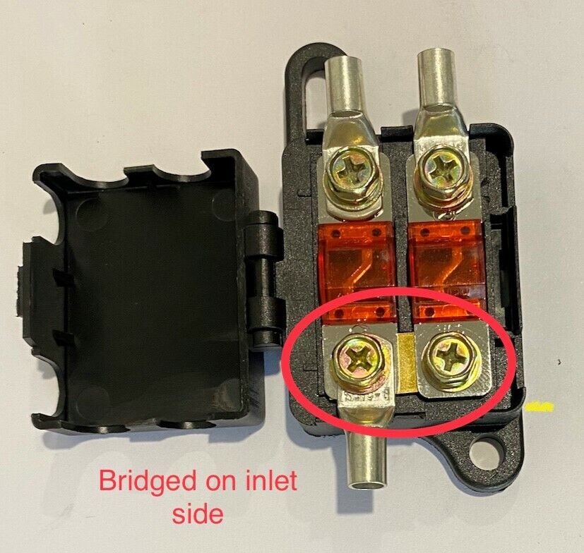 3 Way - Double (6) Midi Fuse Holder Battery Plate Kits