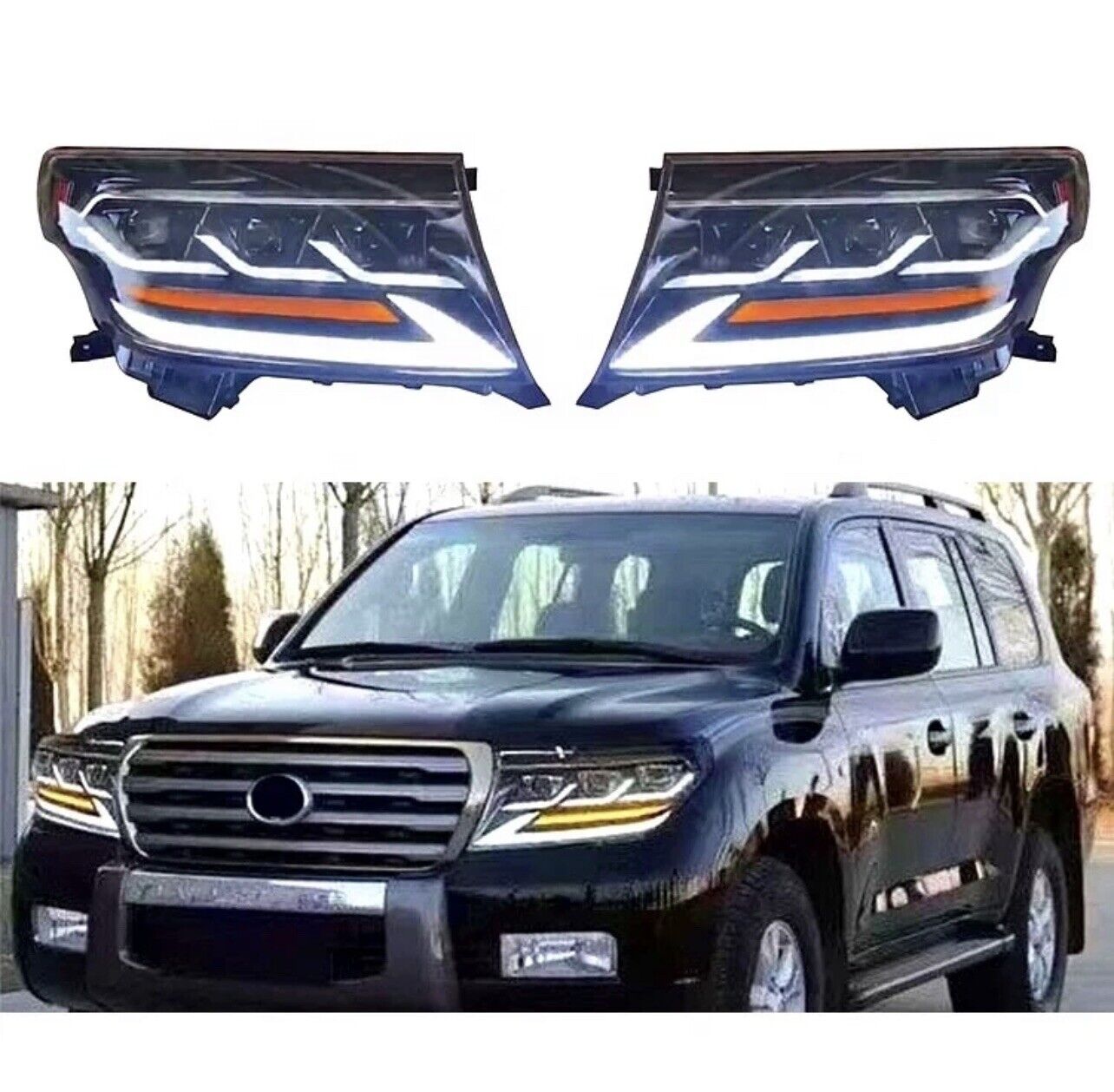 Toyota Landcruiser 200 Series (2008-2015) - LED Headlights